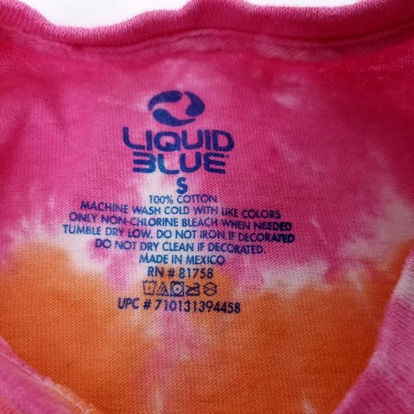 Liquid Blue Woodstock Tie Dye TShirt S 2016 Music - Picture 6 of 6